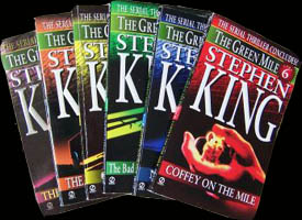 The Green Mile - 1st edition paperback covers